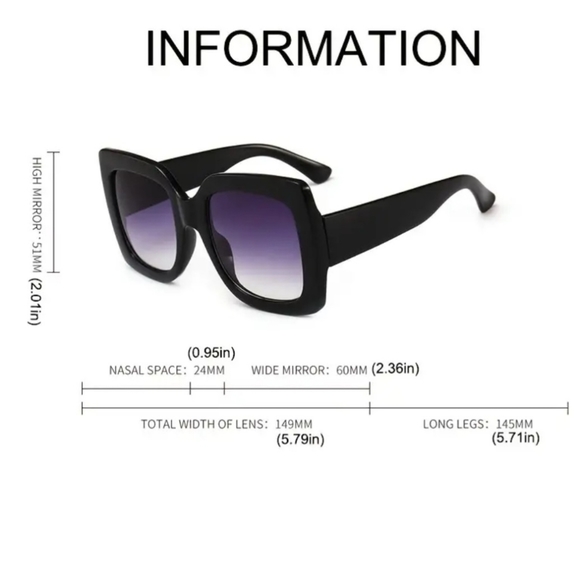 Women Sunglasses Oversized Shades UV Protection - Picture 7 of 11